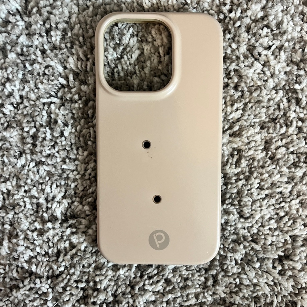 Tan Loopy case for iPhone 14 Pro